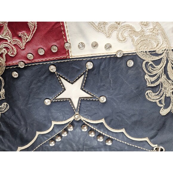 Montana West Lone Star Concealed Carry Flag Purse – Stylish Pocket Bag - Picture 2 of 8